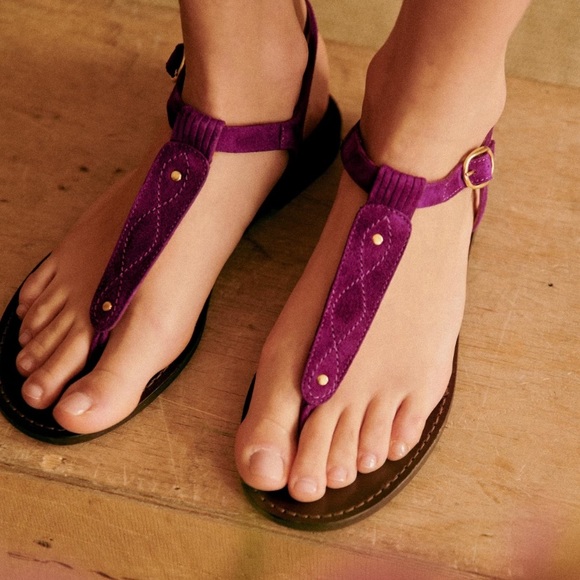 Sezane Sally low sandals ( size 35) New in box - Picture 8 of 9